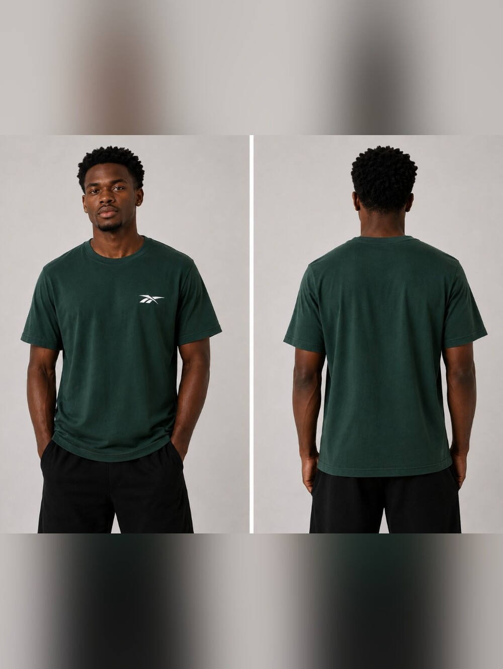 Reebok Men's Green T-Shirt